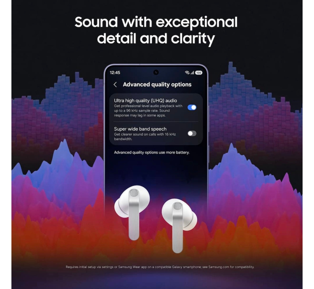Samsung - Galaxy Buds4 Pro Wireless Earbud Headphones